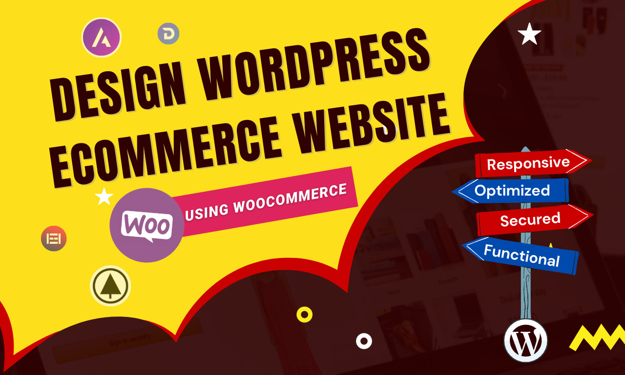 I will design optimized wordpress business or ecommerce website