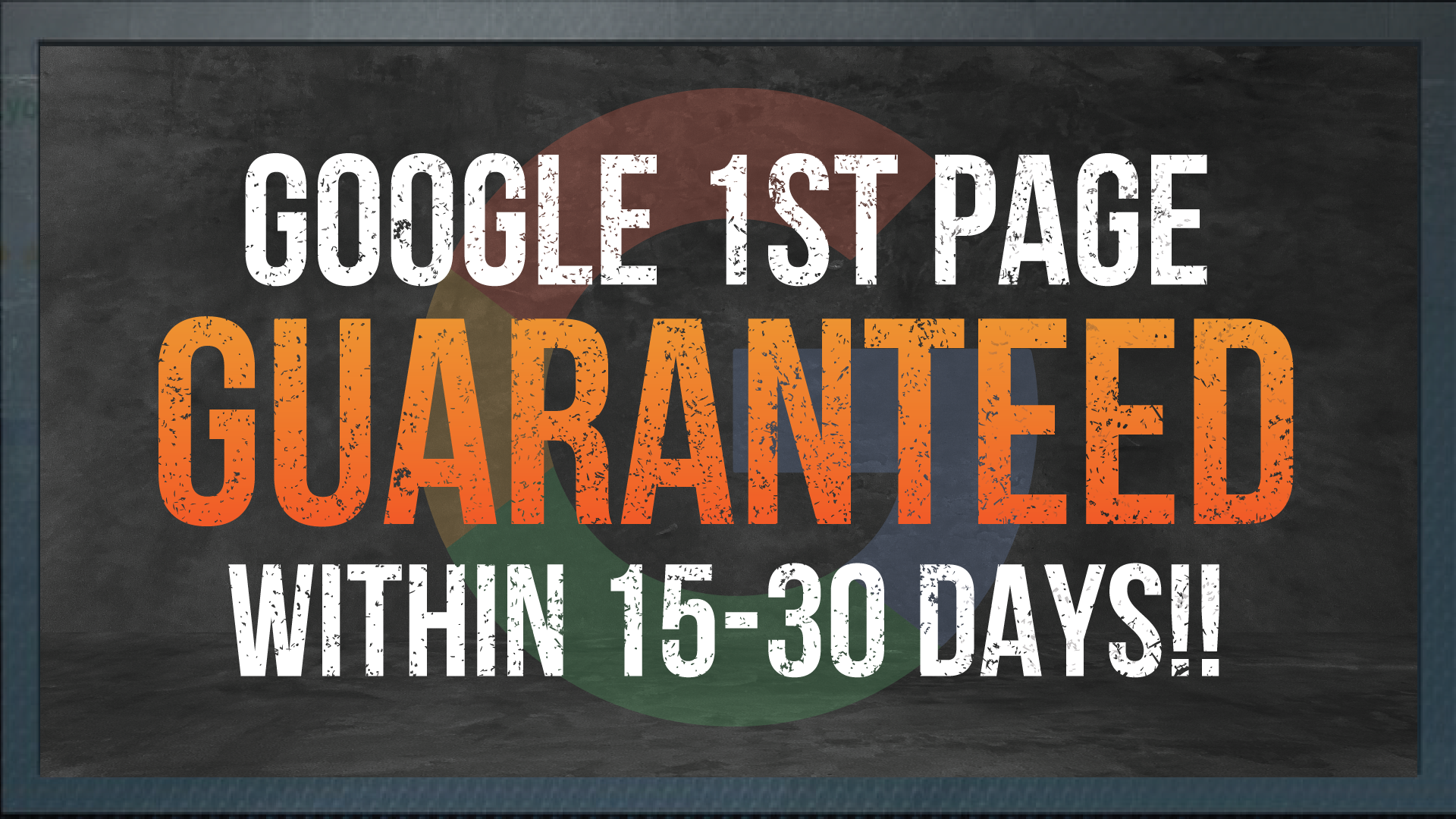 Get Google 1st Page Guaranteed Within 15-30 Days BY White Hat Optimization