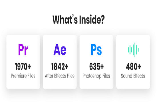 I will provide the biggest pack after effects template video creators 5000 elements