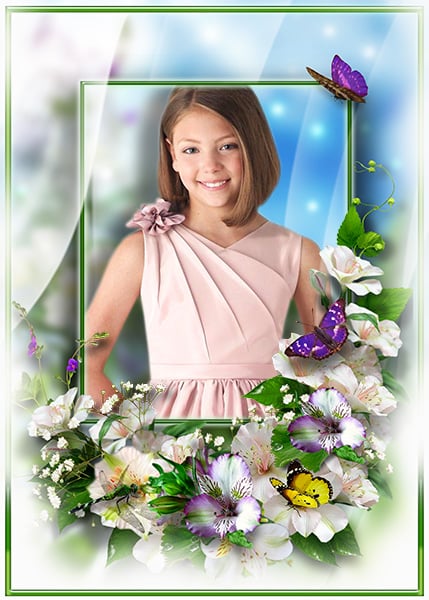 I AM ABLE TO PUT ANY IMAGE INTO AN AMAZING FRAME, FROM A PHOTO YOU SUPPLY