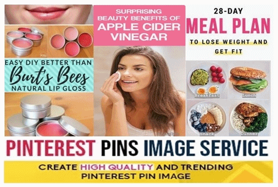 I will create beautiful Pinterest pins & boards for your website