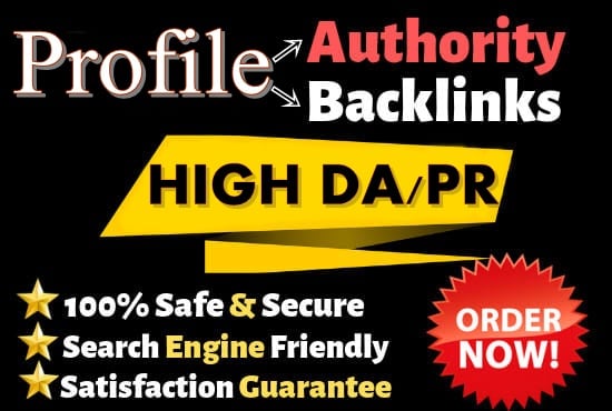 Create 100+ HQ Dofollow Profile Backlinks helps to increase your website ranking
