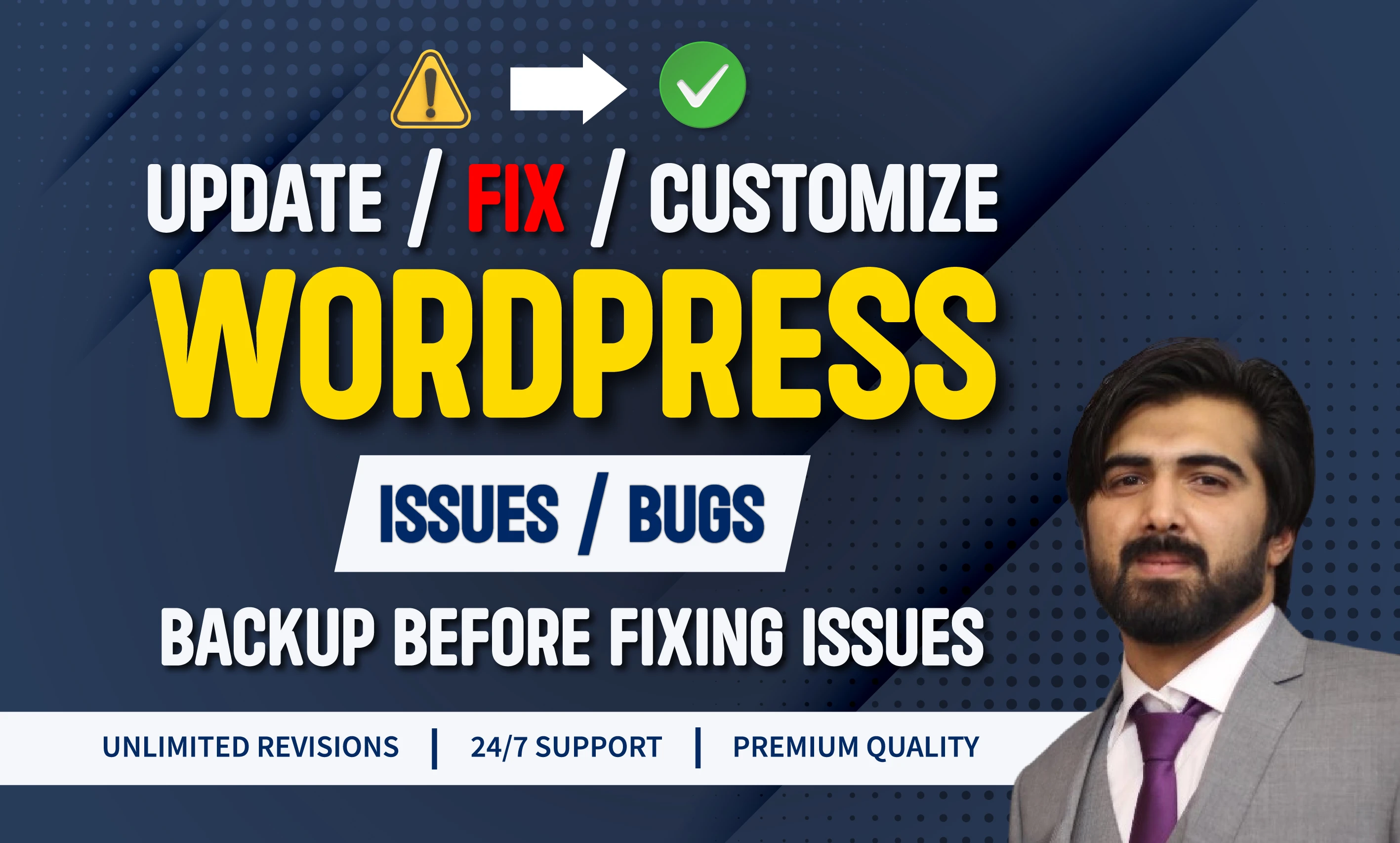 Bugs Repair Fix WordPress Also Critical Errors 403 404 405 Pages White Screen Blank