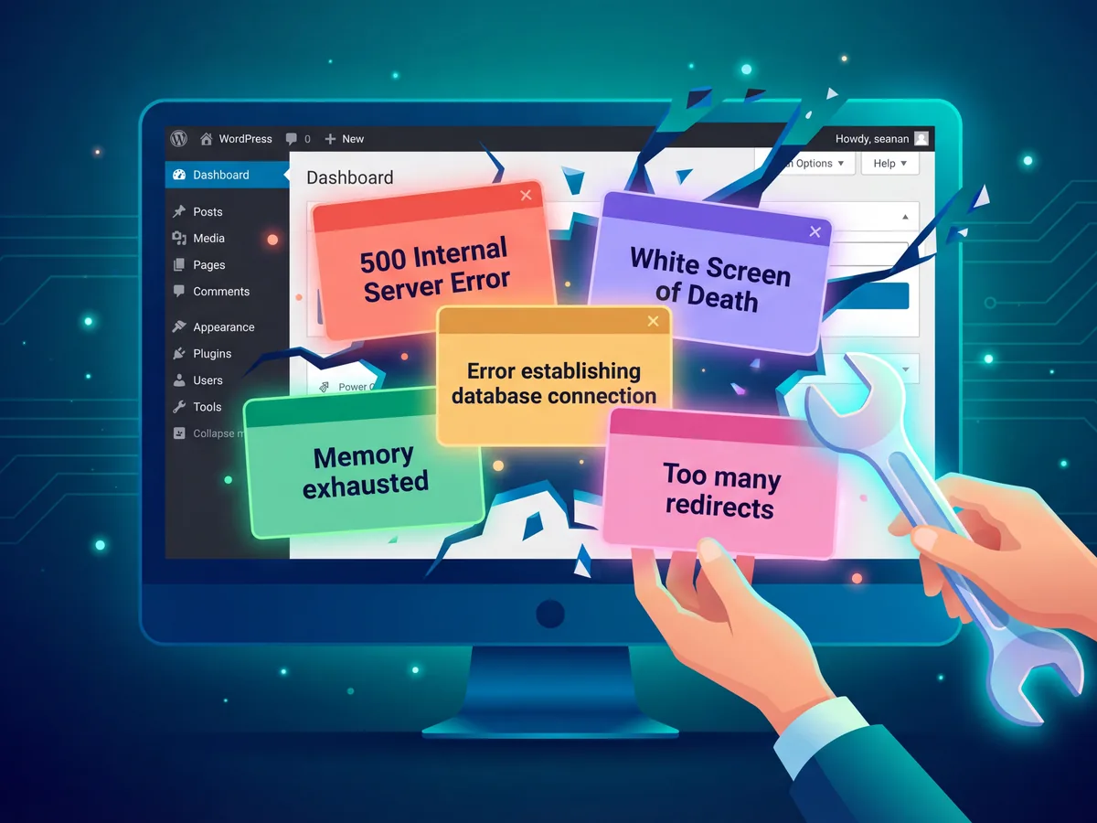 Bugs Repair Fix WordPress Small Critical Errors 403 4...