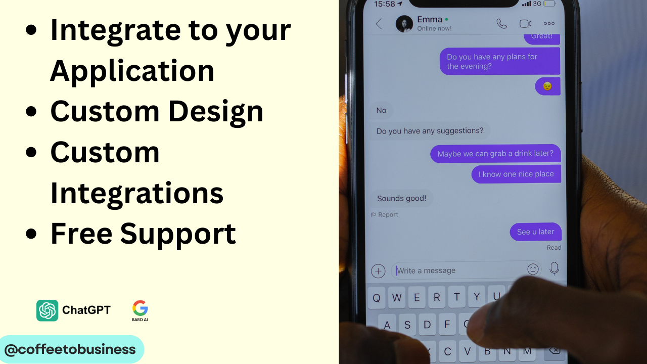 Get AI Chatbot for your services and business