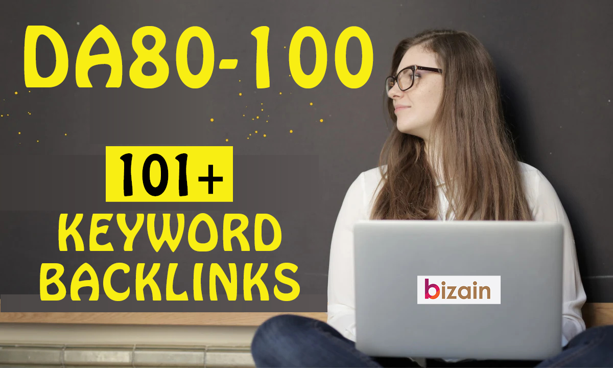 KEYWORD BOOSTER- Google 1st Rank Boost High Authority 101+ Keyword Backlinks