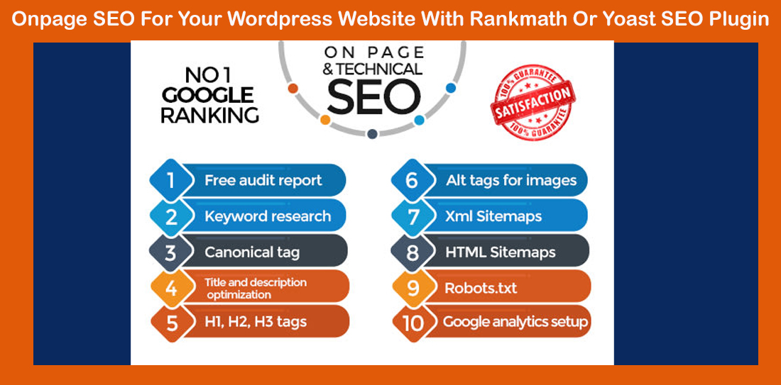 Onpage SEO For Your Wordpress Website With Rankmath Or Yoast SEO Plugin