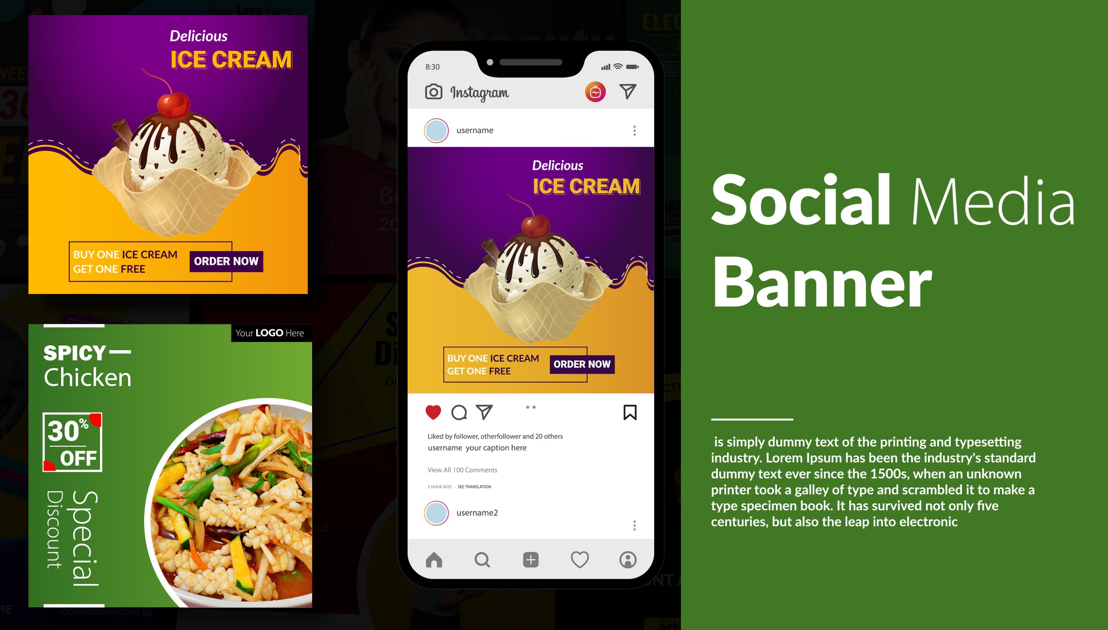 Design Your Facebook Cover or Social Media Banner within 24 hrs.