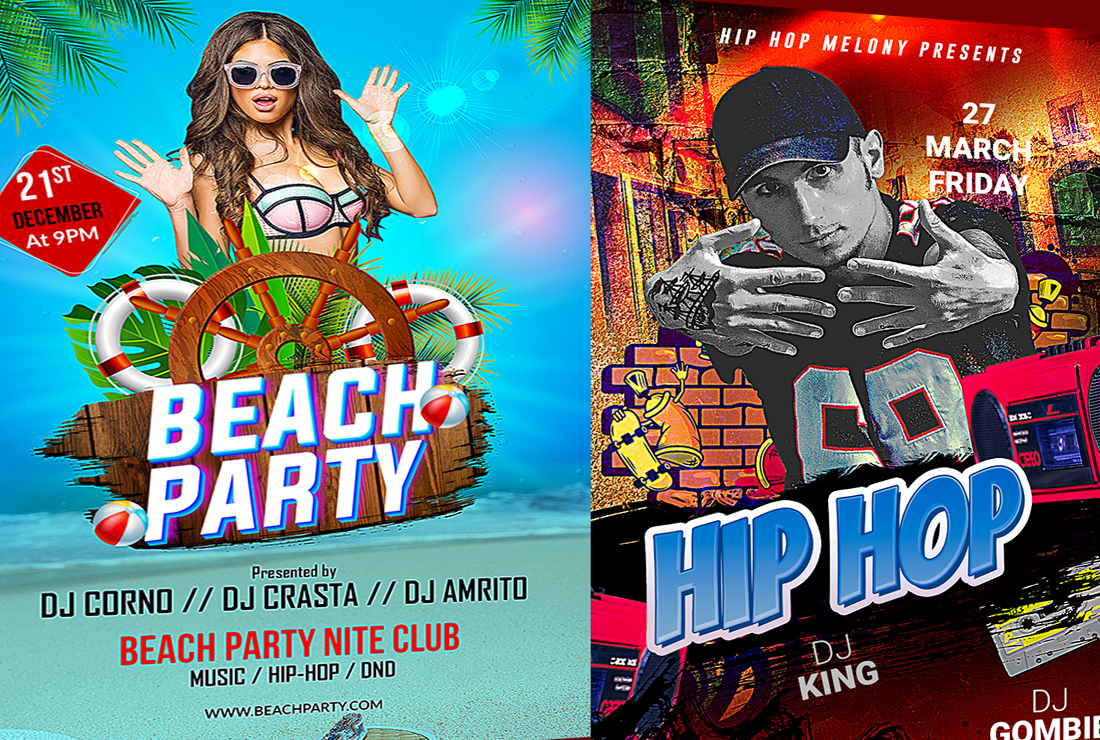 I will create unique party, dj, disco, club, motion design