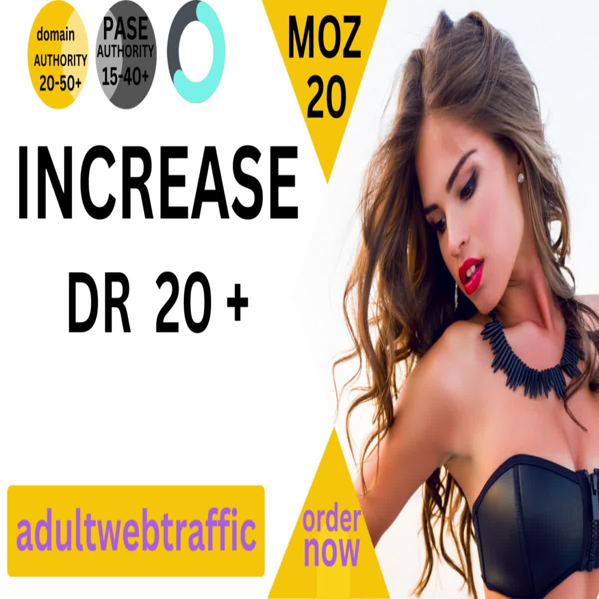 I will increase domain rating DR on ahref 20 plus quickly