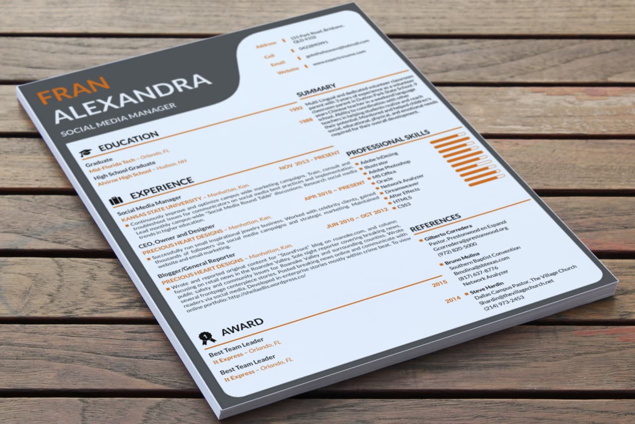 Do professional CV/Resume design