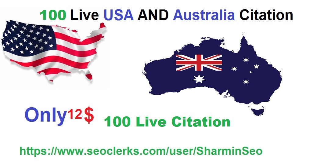 Create 100 Live Local Seo Citation For Usa And Australia For Seoclerks