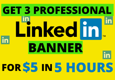 Professional Linkedin Banner in 5 hours 