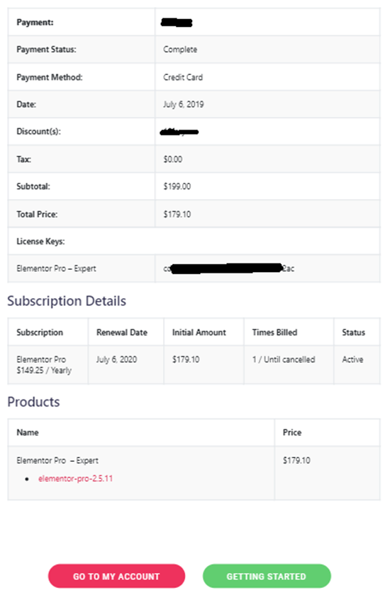 Elementor Pro UA Elementor Astra Pro with a valid license