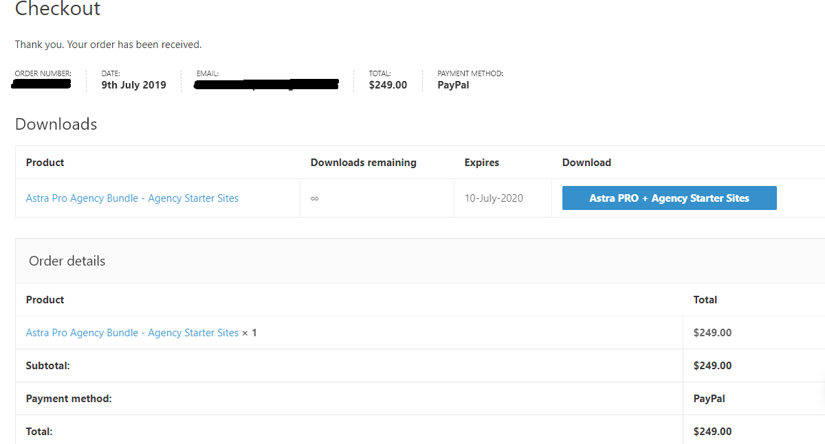 Elementor Pro UA Elementor Astra Pro with a valid license