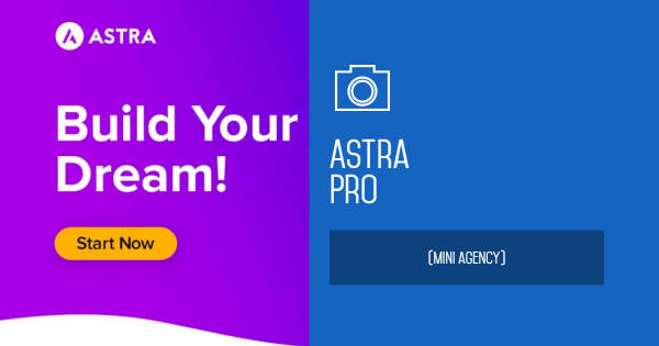 Elementor Pro and Astra Pro with Agency Template importer