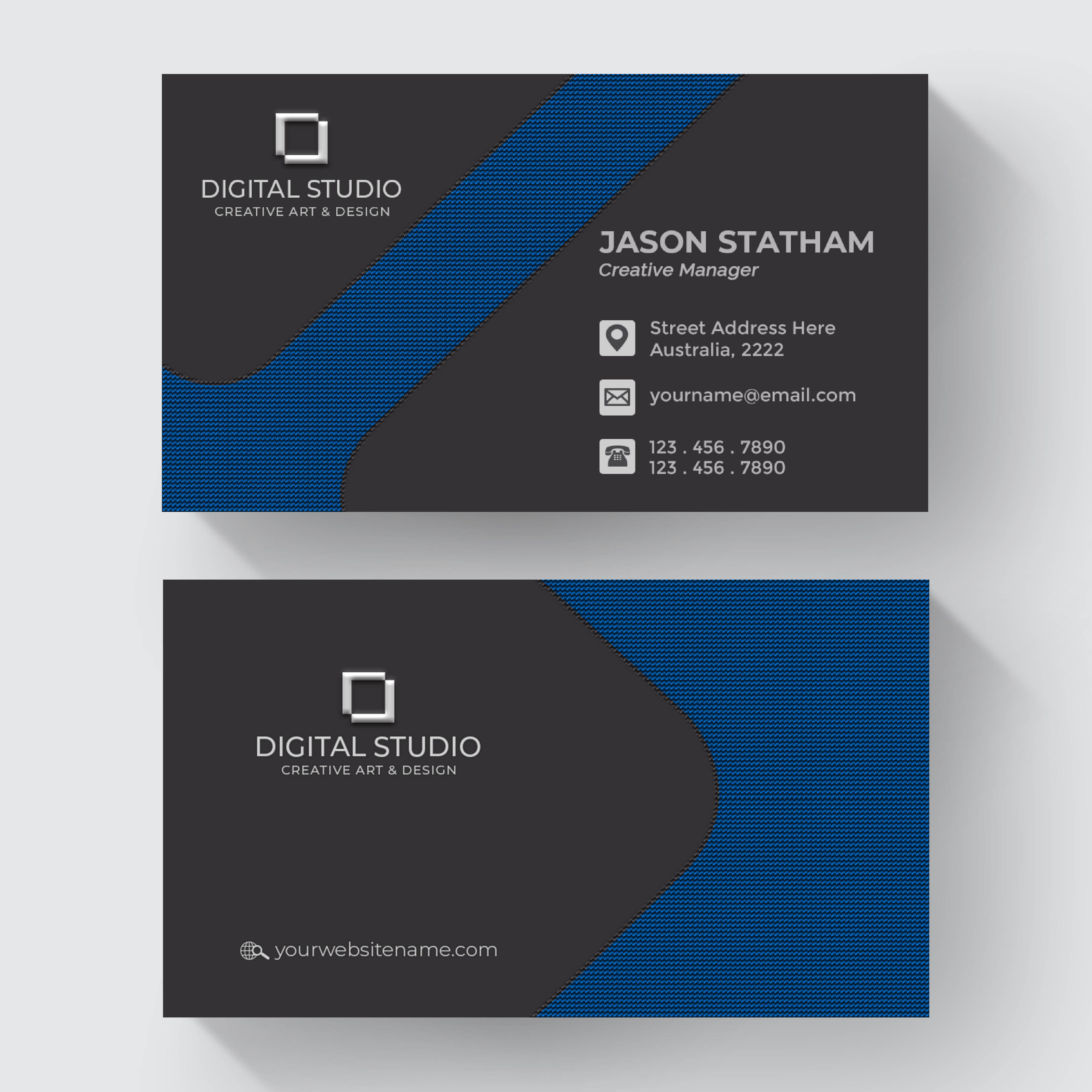 Design eye-catching business card, visiting card in a Day