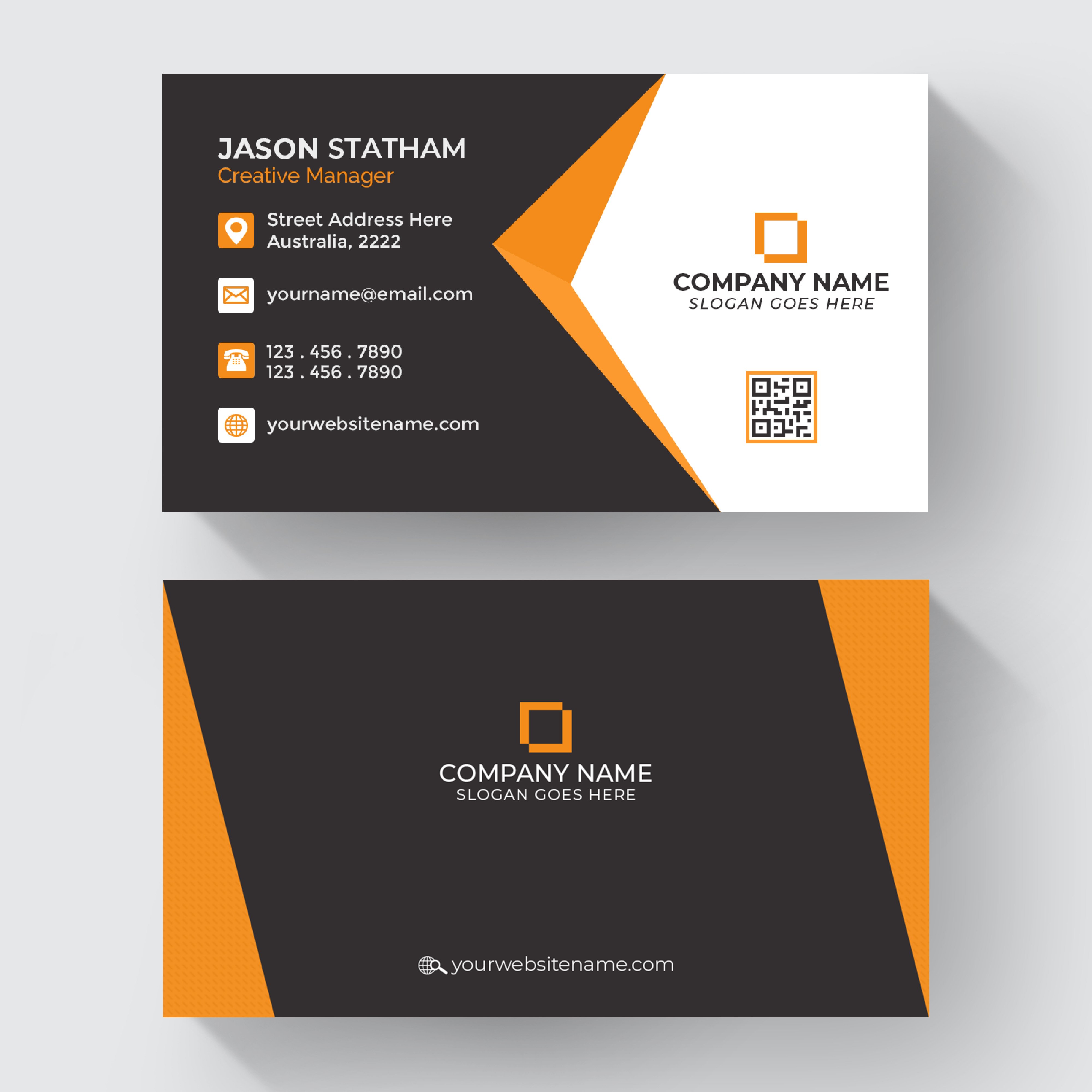 Design eye-catching business card, visiting card in a Day