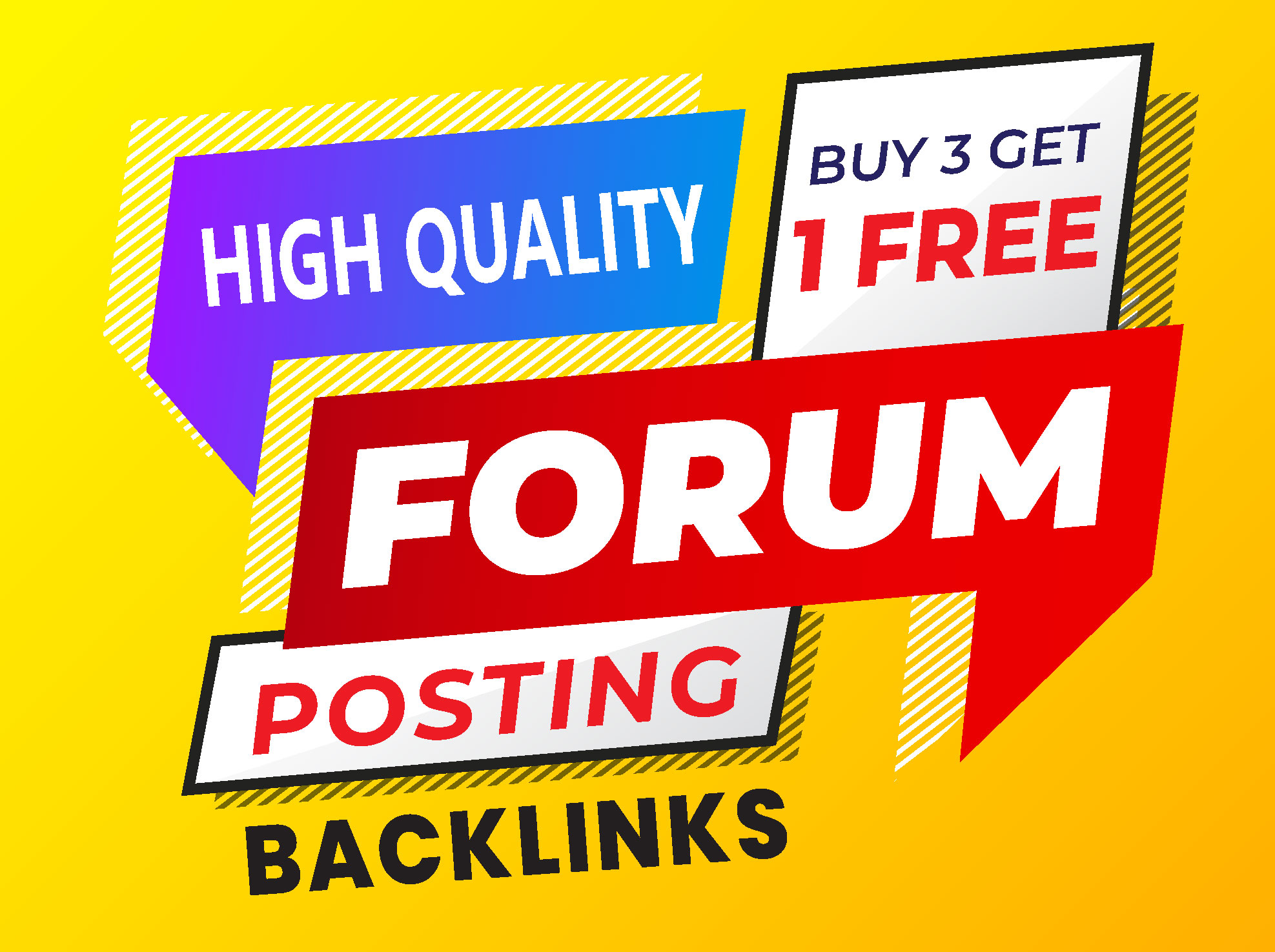 I will do 55+ forum posting, forum thread, dofollow forum backlinks, linkbuilding