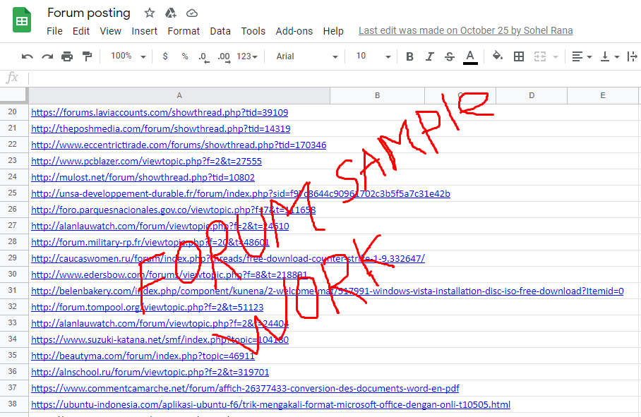 I will do 55+ forum posting, forum thread, dofollow forum backlinks, linkbuilding