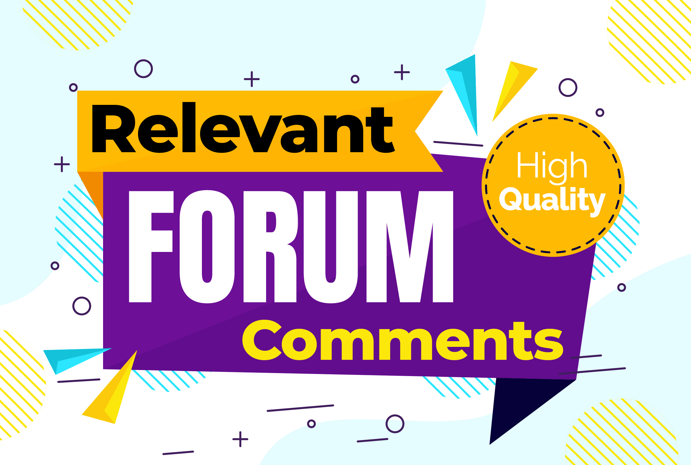 Manual 55+ Relevant Forum Posting Comments, Dofollow Backlinks, SEO linkbuilding