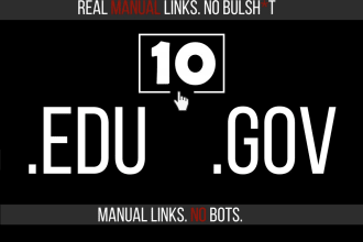 I will provide you 10 backlinks from edu gov sites