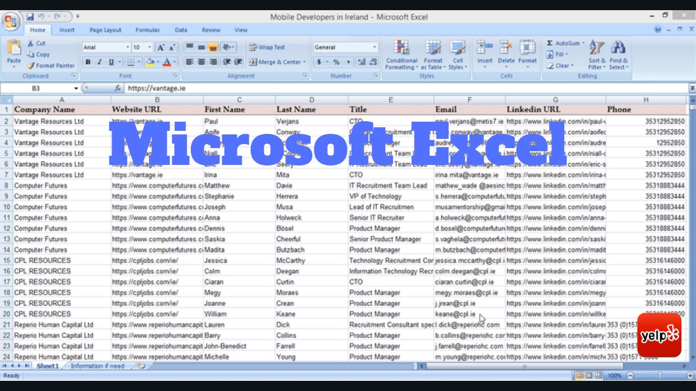I will do data entry, web scraping and lead generation