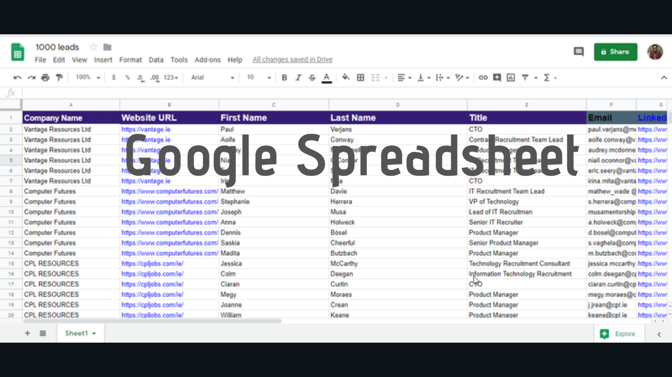 I will do data entry, web scraping and lead generation