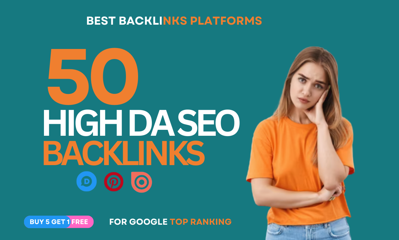 Bulid 50 High DA PA Authority SEO Link Buliding Backlinks Service For Google Ranking