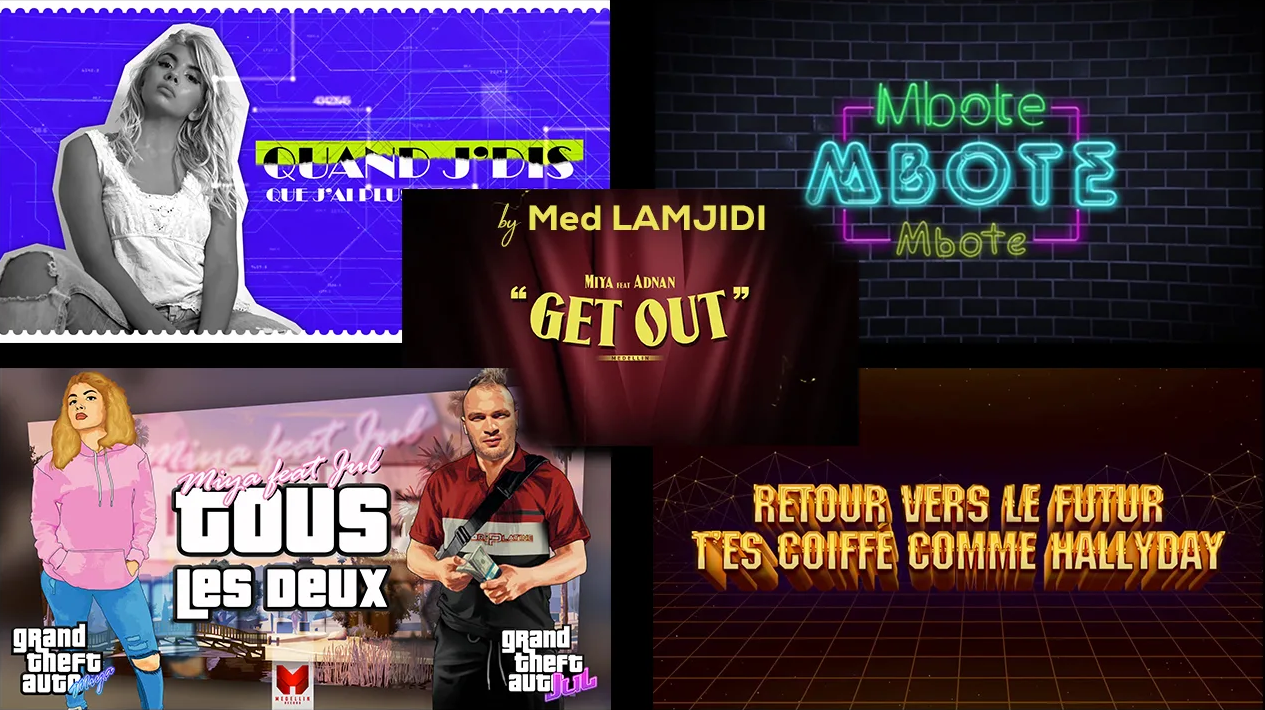 I will create a professional animated lyric video