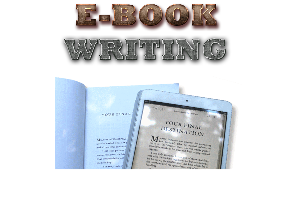 do E-book writing and ghostwriting for you 