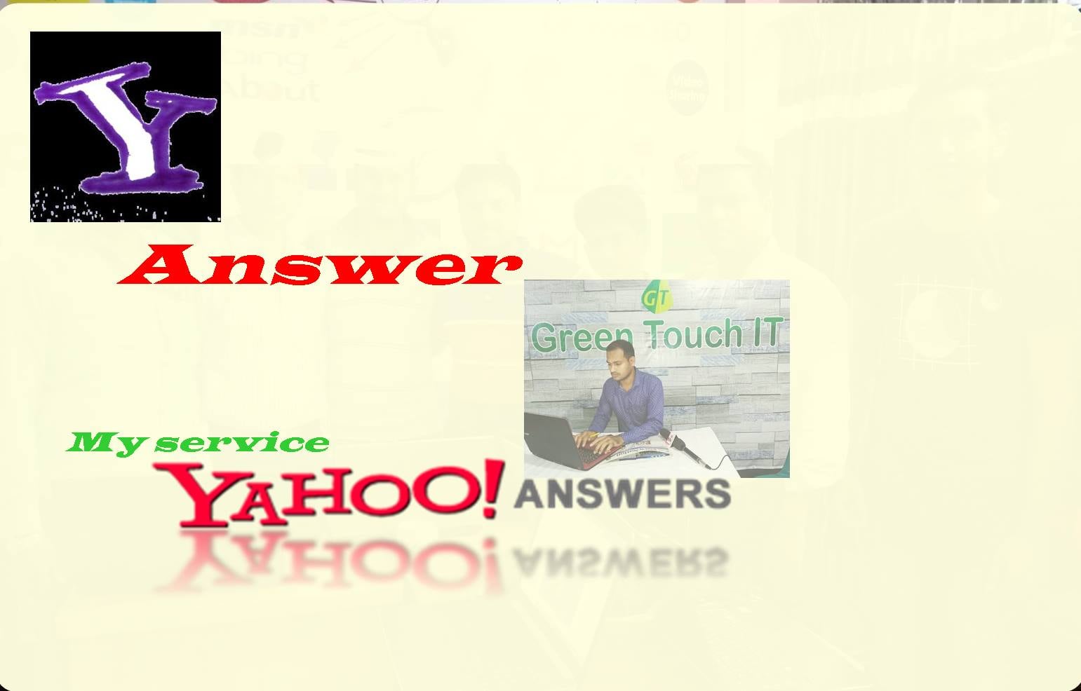 my service Yahoo Answer 20 for website traffic 