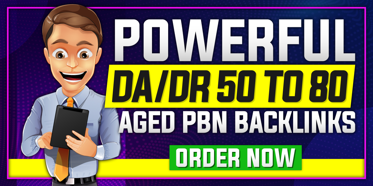 Get 200 powerful Aged PBN Backlinks with High DA 50 to 80+ on Permanent and Aged Domains 