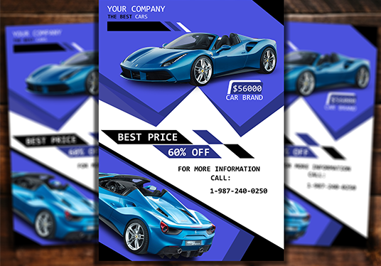 Creating any professional flyer design