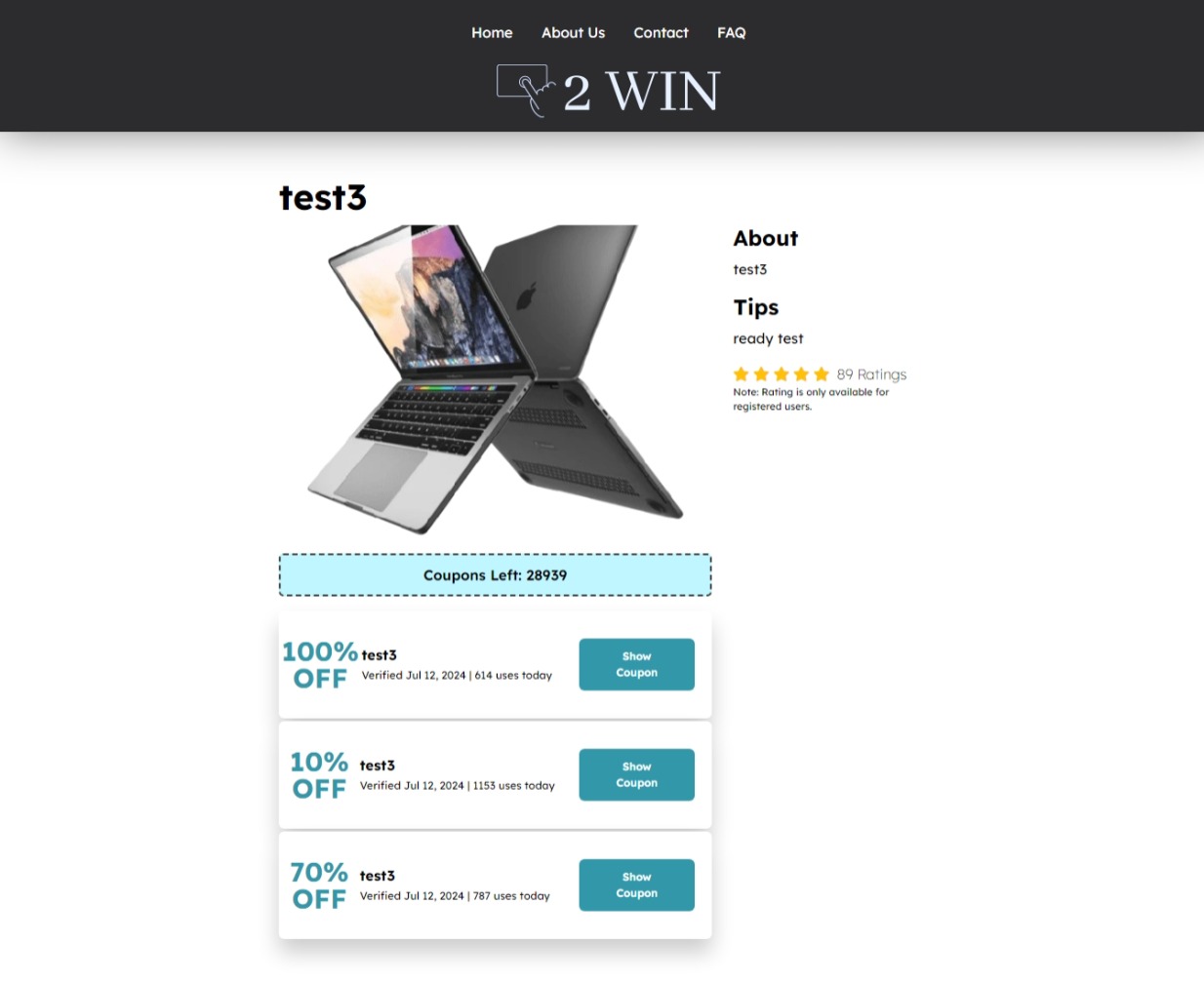 Landing page Coupons PHP Script for CPA with Content locker + Smartlink