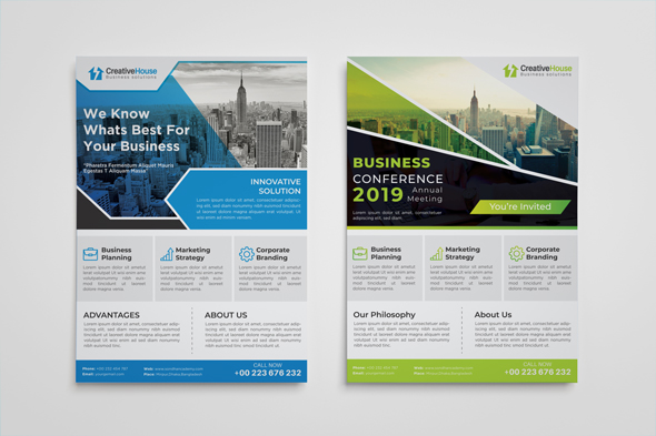  professional corporate flyer, Brochure,poster design in 24 hours