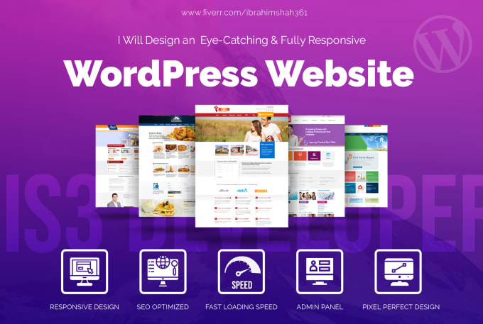 I will design, redesign, and fix a wordpress website