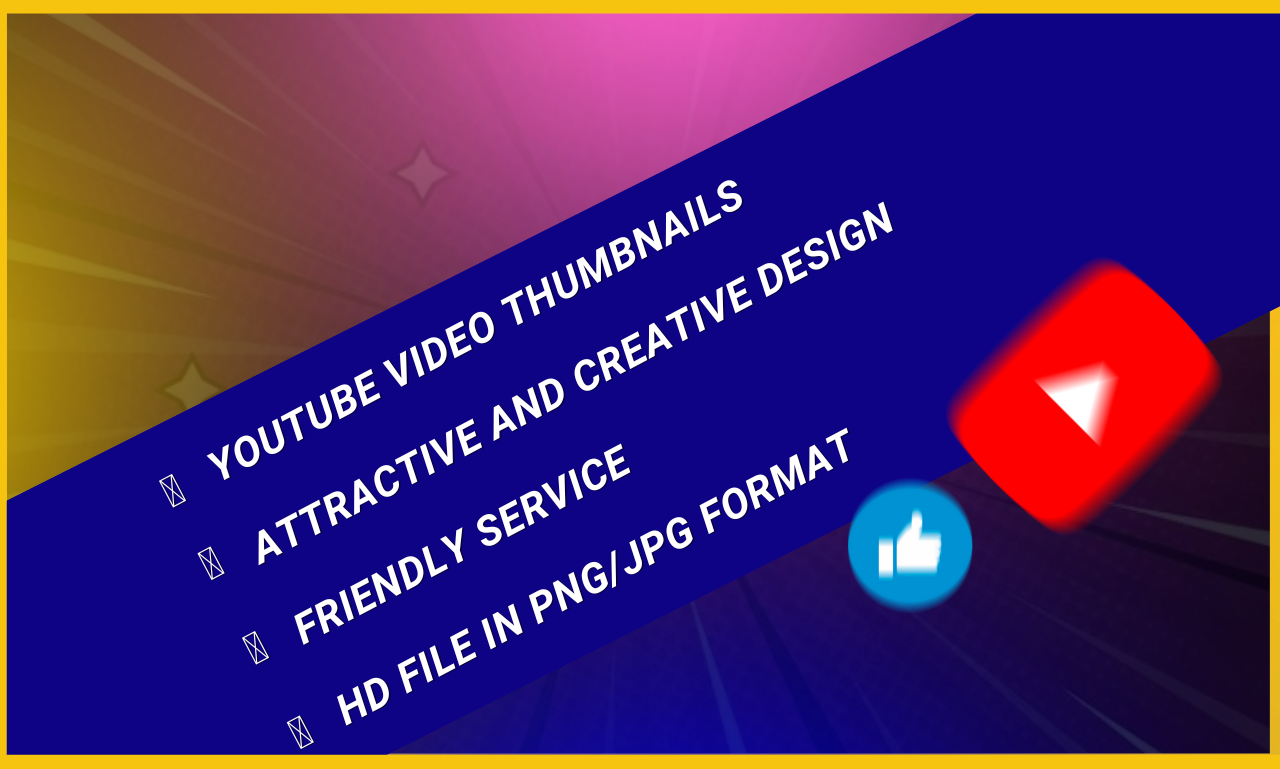Design amazing animated thumbnail in 3 hours
