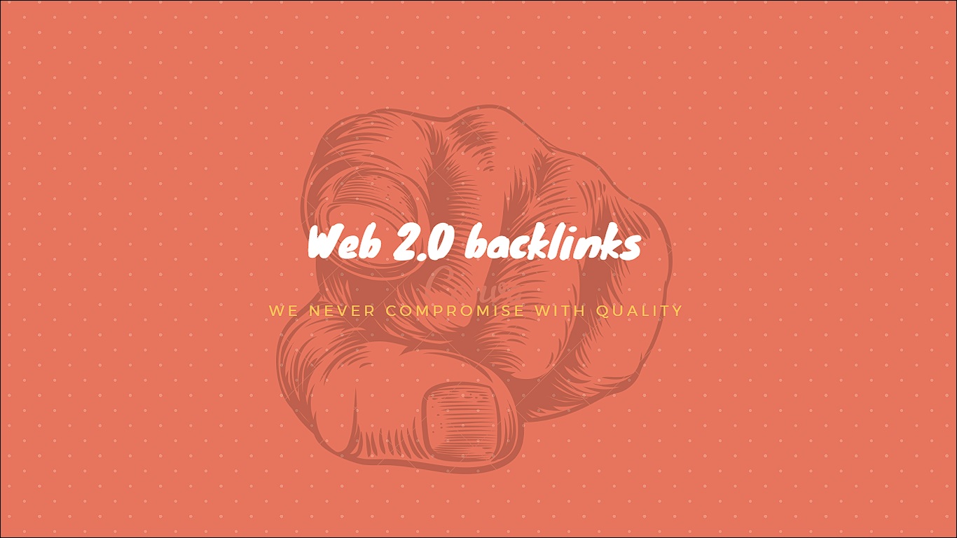 I'll build 20 high authority web 2.0 backlinks
