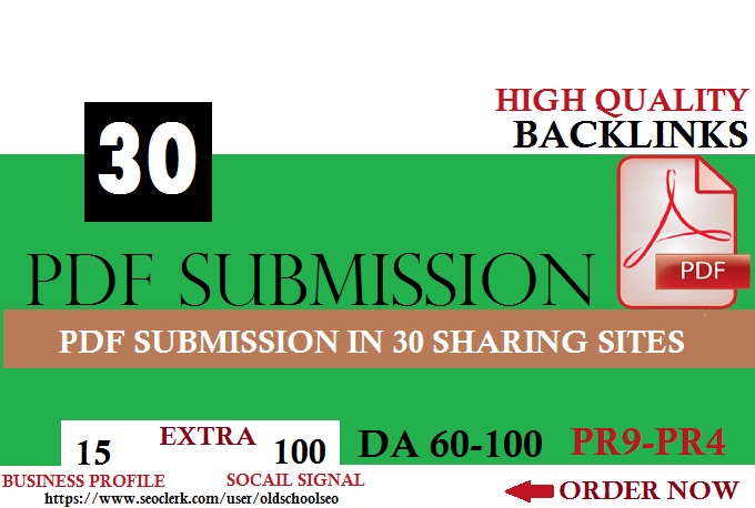 Manual PDF Creation & Submission Service! with 115 BACKLINKS FOR GOOGLE RANKING