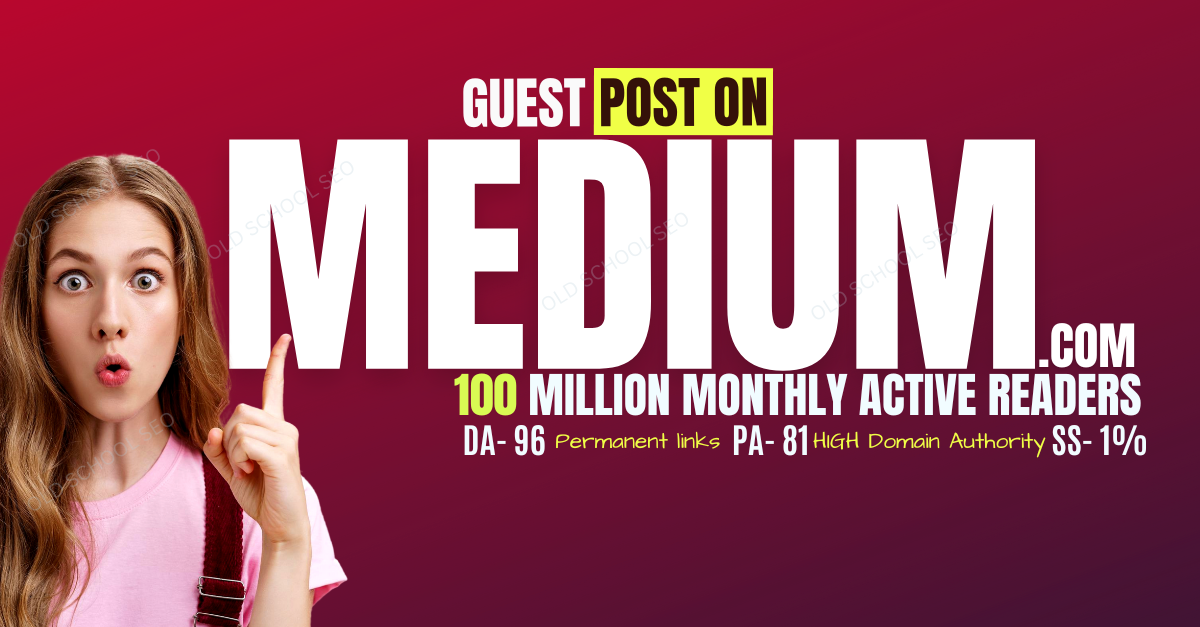 Publish a Guest Post on MEDIUM DA 96 Guranted Indexing and Permanent Backlinks