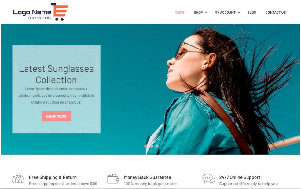 Create a responsive ecommerce wordpress website