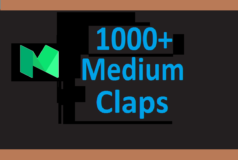 1000+ Medium claps are from worldwide accounts