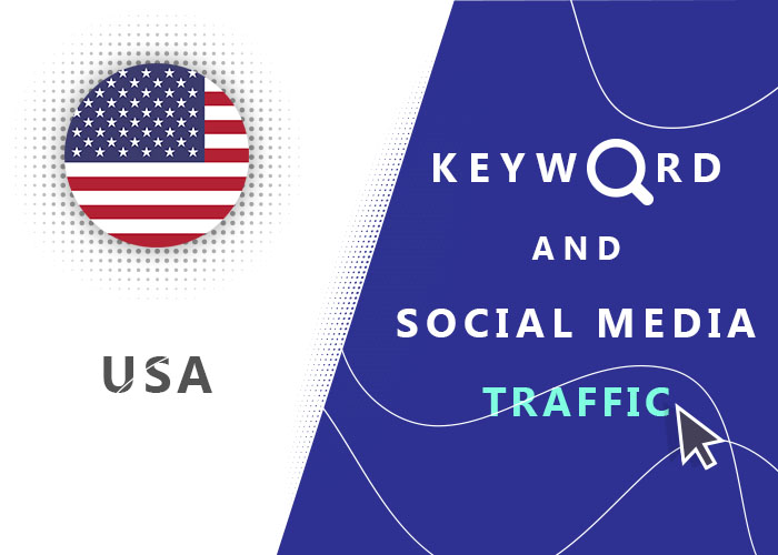 Send USA Organic Keyword And Social Media Traffic