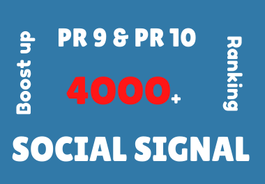 Viral Your Website Through 4000 Social Signals.
