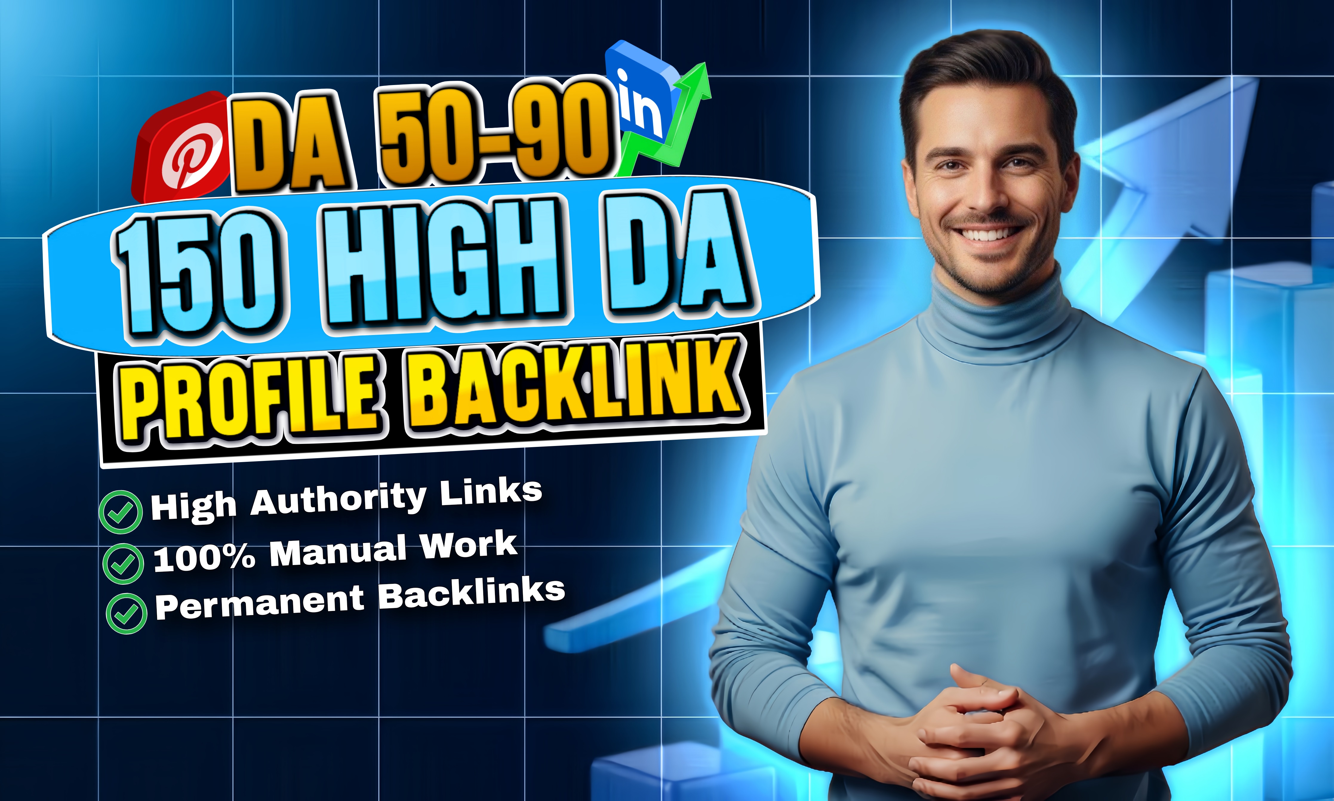 I will build 150 high-quality profile backlinks to grow your brand