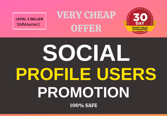 Get High Quality Real Profile Promotion