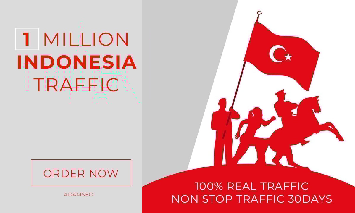 1 Million Real Indonesia Human Website Traffic visito...