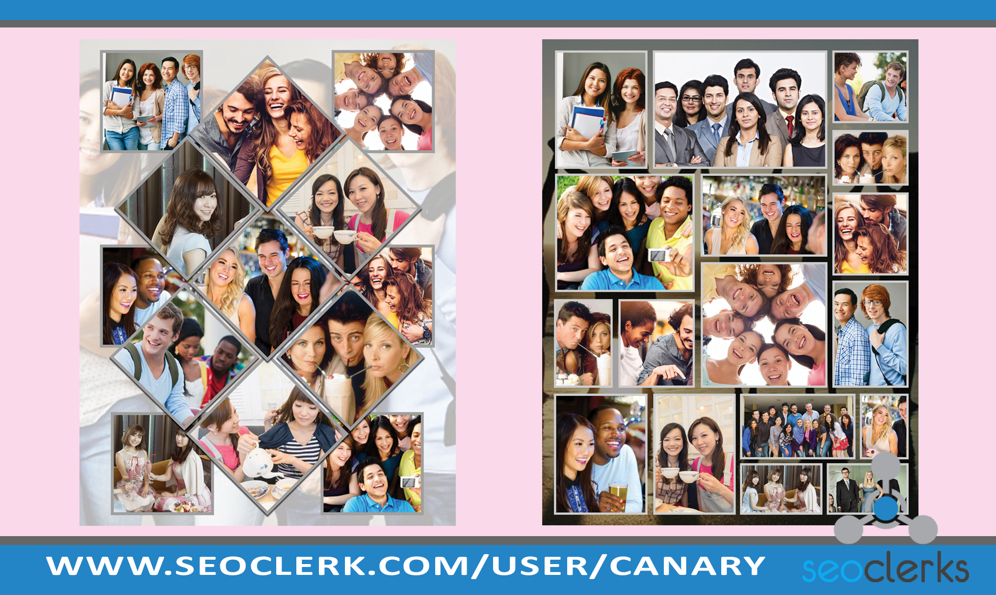 I will create awesome photo collage from your photos