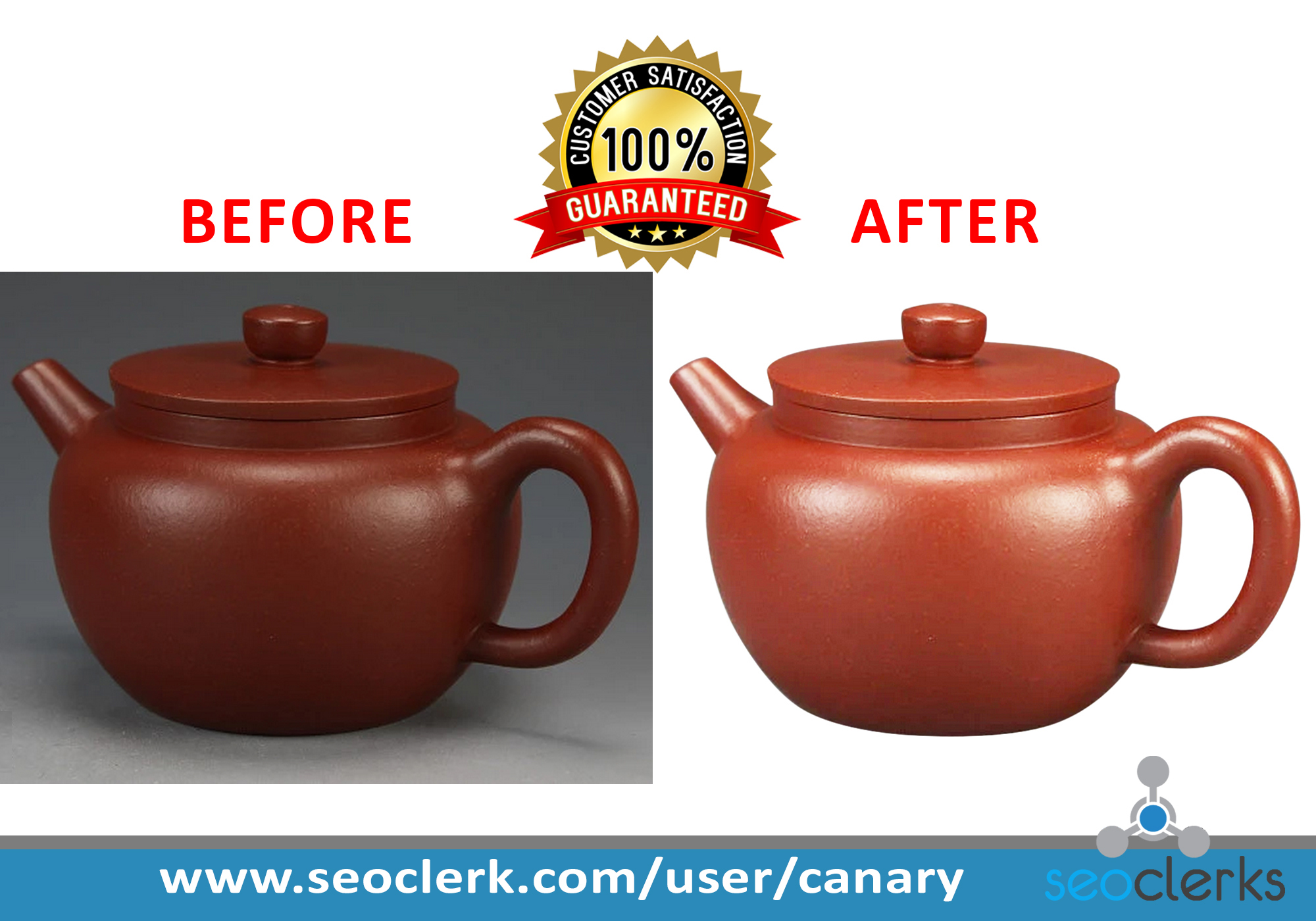 E-commerce image editing, background removal, clipping path etc.